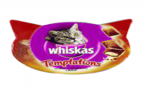 Whiskas Temptations with Beef – 60g!